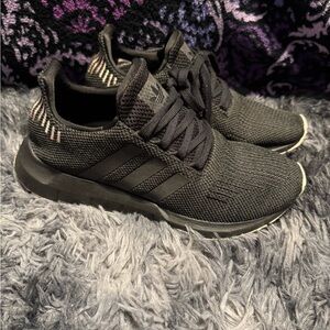 Adidas Black Knit Sneakers